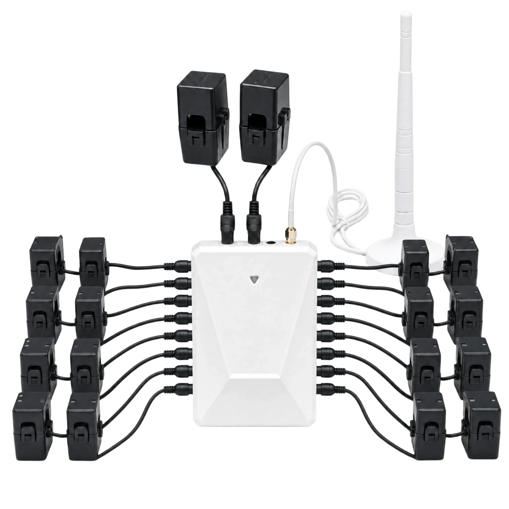 WattPanel-2X split-phase home energy monitor with antenna and CT clamp kit