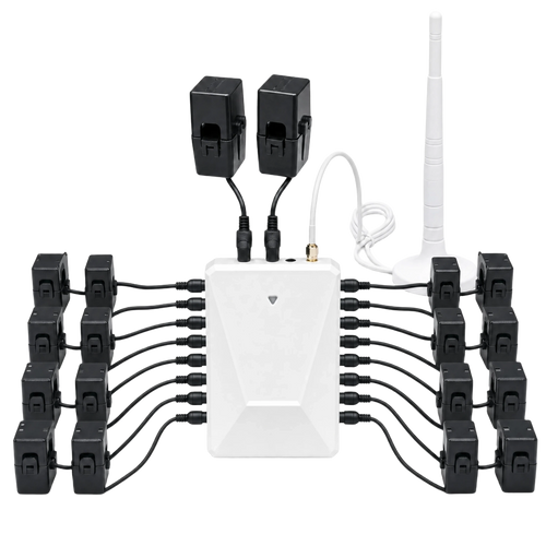 WattPanel-2X split-phase home energy monitor with antenna and CT clamp kit